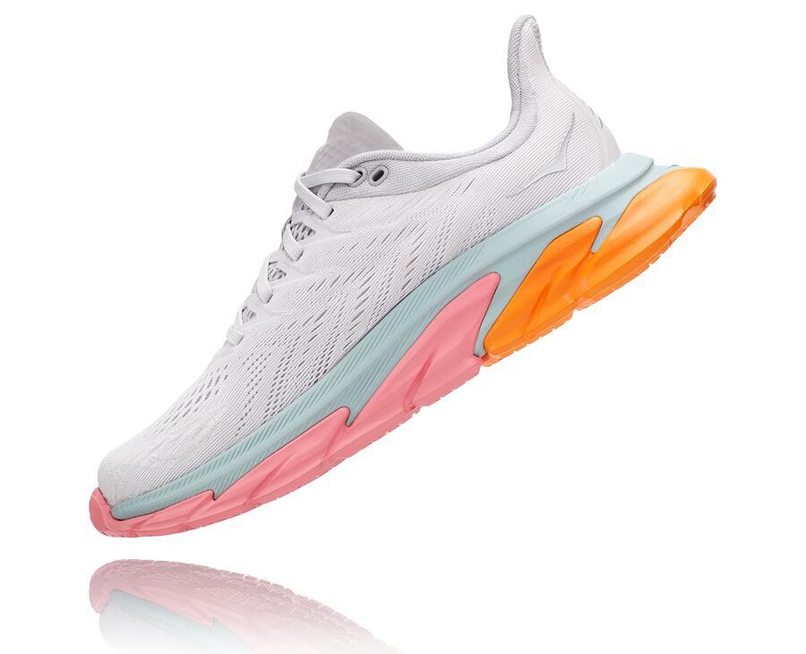 Hoka Australia One One Clifton Edge - Womens Running Shoes White - DLBPY-7419